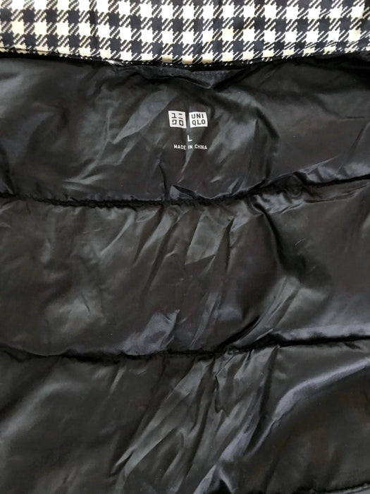 UNIQLO Gingham Check Plaid Ultra Light Down Packable Puffer Jacket Waistcoat Jilet Bodywarmer