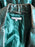 BNWT Emerald Green Glitter Distressed Lambskin Leather Blazer Jacket