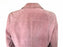 70s Pink Blush Genuine Suede Leather Single Breast Vintage Blazer Jacket, Plus size Ladies leather suede jacket, ladies jacket Large-XLarge