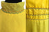 60s Miss ELLIETTE California Sunny Pineapple Yellow Swiss Dot High Mock Neck Festival Party Prom Wedding Maxi Dress, Summer Evening Dress