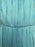 Early 60s Aqua Turquoise Blue Duck Egg Greenish Wool Blend All Pleated Sleeveless Day Dress, Blue Wool Rockabilly Summer Occasion Tea Dress