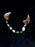 60s Napier Signed 3 in 1 Versatile Piece Sweater Clip/ Earrings/Bracelet, Faux Jade Glass Bracelet, Crescent Clip Earrings, Dress Cape Clasp