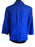 Royal Blue Smart Casual Button Down Linen Jacket