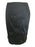 Black Satin Pencil Skirt w/ Gold Tone Zip, Fitted Knee-Length Evening Cocktail Party Skirt, Glam Rave Sexy Secretary Office Career Skirt S