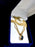 Sapphire & Diamond 18k Gold Triple Chain Pendant, Twilight Blue Sapphire Gift Necklace, Wedding Bridal Gift Jewelry, Xmas Birthday Gem Gift