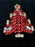 Old Czech Crystal Glass HUGE >3" Xmas Tree Brooch, Fire Red & Aurora Borealis Rhinestones Handmade Christmas Gift Big Lapel Scarf Brooch Pin